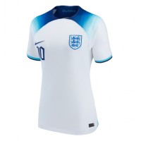 Koszulka piłkarska Anglia Raheem Sterling #10 Strój Domowy dla kobiety MŚ 2022 tanio Krótki Rękaw